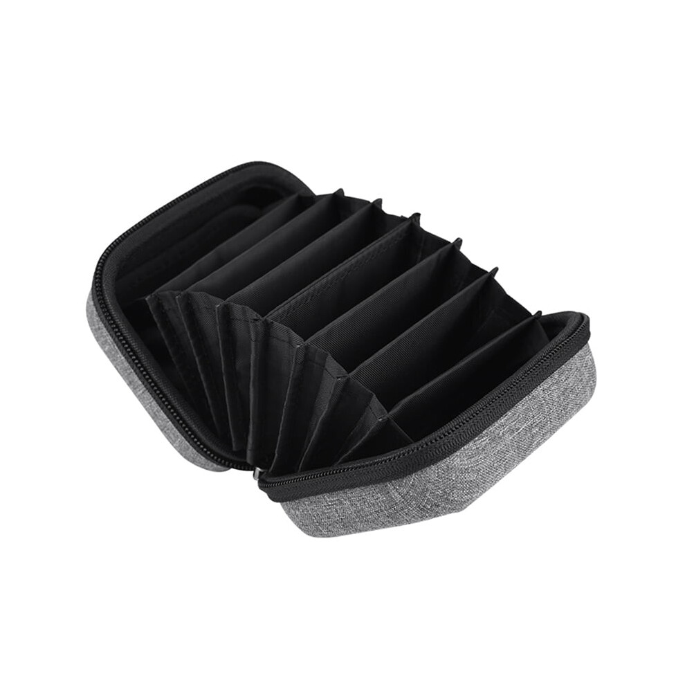 Multifunctional Circular Lens Filter Pouch Case For 8 Circular Filters Dustproof Camera Lens Filter Storage Case Gray 9027700398085