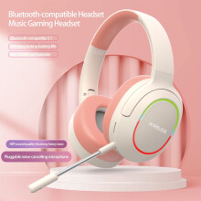 SUSUchens draadloze gamingheadset, 40 mm luidspreker, afneembare microfoon, opvouwbaar, Bluetooth-compatibel, geen stuurprogramma nodig
