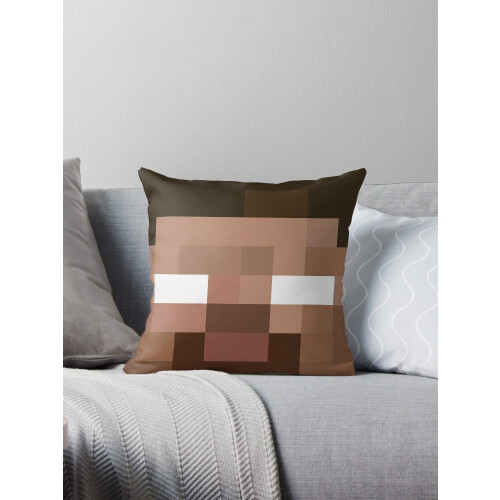 ASPORIC Minecraft Herobrine Αστεία Μαξιλαροθήκες με Υφή, 1 Τεμάχιο, Μαξιλαροθήκες για