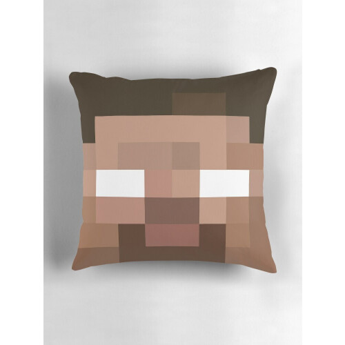 ASPORIC Minecraft Herobrine Αστεία Μαξιλαροθήκες με Υφή, 1 Τεμάχιο, Μαξιλαροθήκες για 2