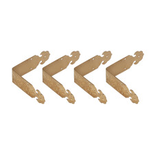 10 ensembles de protections d'angle en cuivre de 5 cm, garde-fous pour bord de table, décoration de meubles