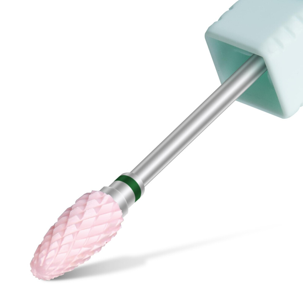 Ceramic Nail Drill Bit 3/32 Inch Extra Coarse for Acrylic and Gel Removal Manicure Pedicure