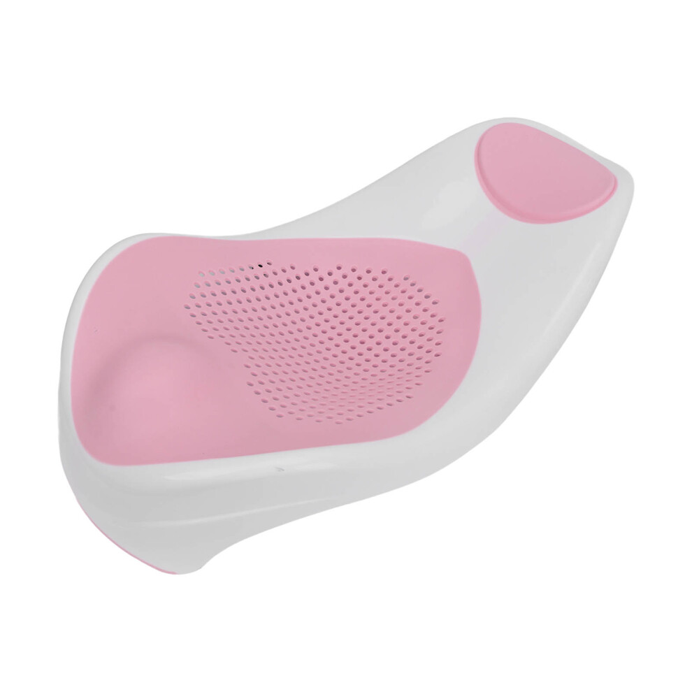 Foldable Soft Tpe Baby Bath Support - Ergonomic, Safe Pp Rack Pink