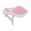 Foldable Soft TPE Baby Bath Support - Pink, Ergonomic, Safe PP Rack 8