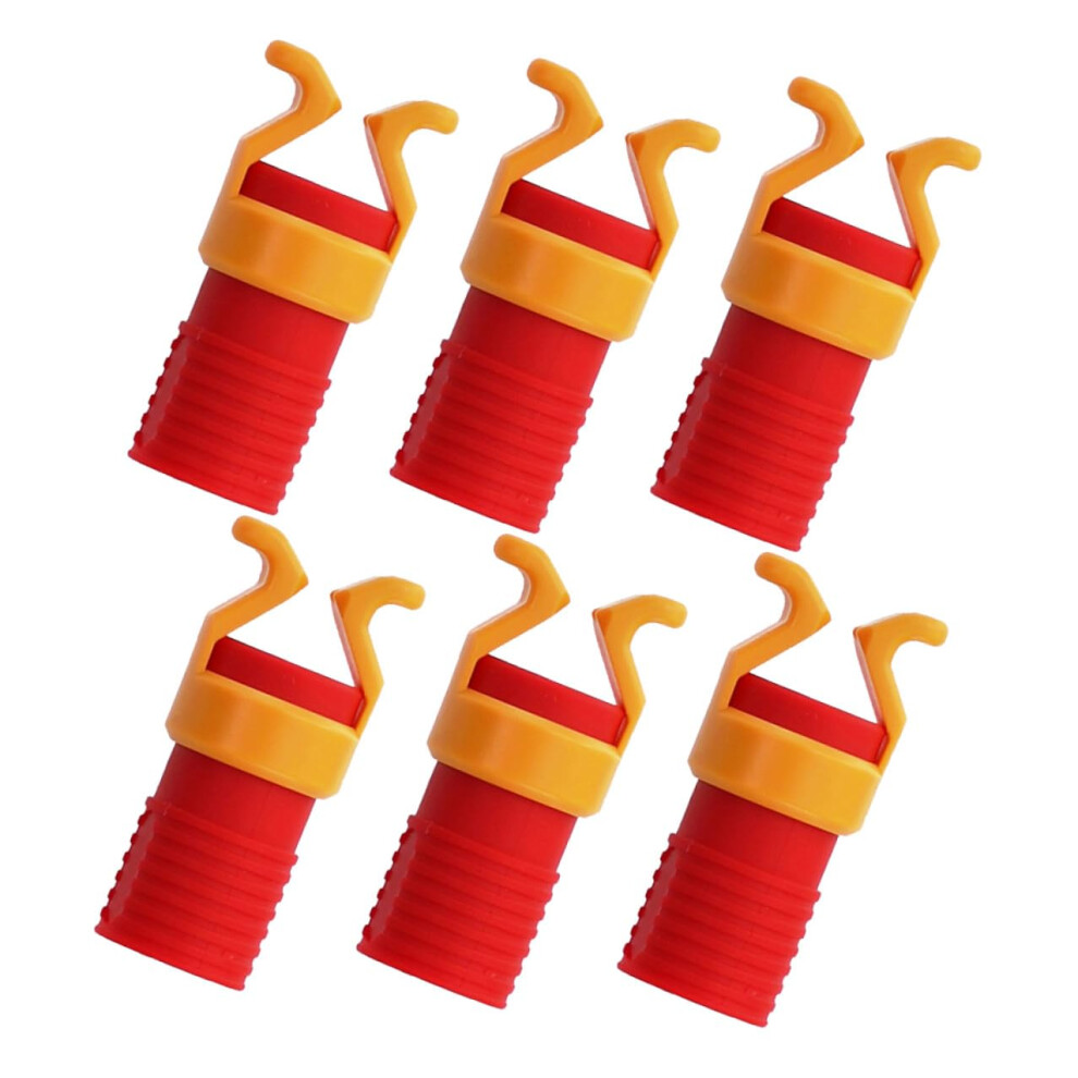 6Pcs Woodworking Screw Guide Clamp Set, Abs Plastic Drill Bit Holder For Precision Woodwork 9450606474186