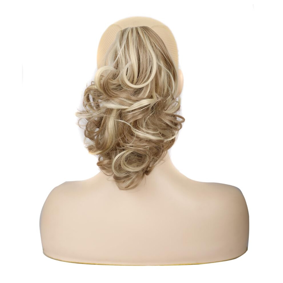 Unisex Clip In Synthetic Wavy Ponytail Hair Extension For Women, Instant Volume Boost, Reusable Styling