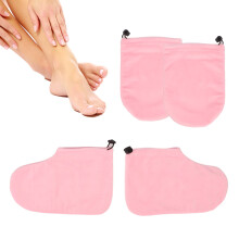 Paraffin Wax Gloves and Booties for Hand and Foot Spa, Reusable Soft Lint Heat Retention Mitts