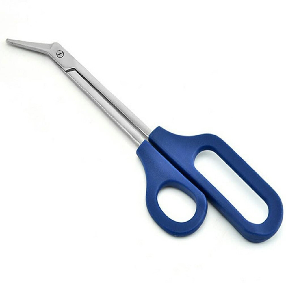 Long Handled Toenail Clippers for Thick Nails with Sharp Curved Blades and Ergonomic NonSlip Grip
