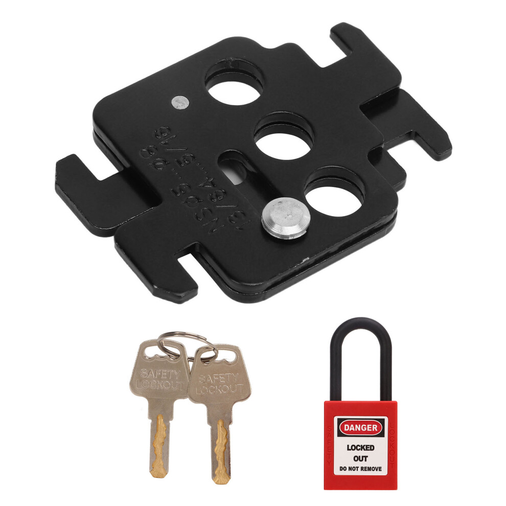 38Mm Steel Circuit Breaker Lockout Padlock For Schneider Equipment 7671381472088