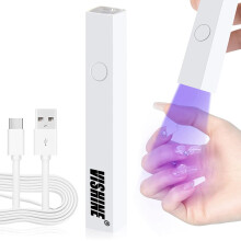 Mini UV LED Nail Lamp Pen Shaped Portable Nail Dryer Fast Gel Curing USB Rechargeable