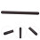 Runde Holz Drumsticks Schwarz Premium Sandelholz Drum Set Sticks 10