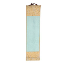 Blank Chinese Calligraphy Scroll Paper Mounted on Wood Rod