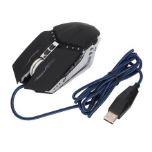 Wireless Gaming Mouse With Stable Transmission Quiet Click LED Light Strip Ergonomic Design 3 Stage Structure Plug And Play
