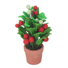 Poppenhuis miniatuur potplant realistisch ontwerp kunstmatige kamerplanten klei materiaal voortreffelijke afwerking nep plant model voor 1:12