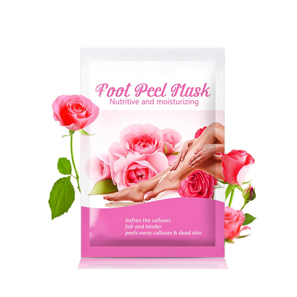 Foot Peel Mask 3 Pack for Dead Skin Removal, Lavender Exfoliating Foot Mask for Dry Cracked Heels