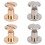 High Quality Brass Rivets For Bookbinding, Solid Round Head Button Studs With Exquisite Workmanship And Wide Application In Leather Crafts (200 Set) 8