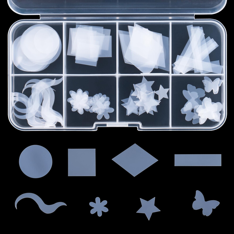 96PCS Polygel Dual Nail Forms Silicone French Mould Set for Fast Nail Shaping and Gel Manicure
