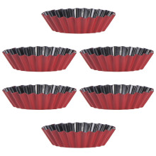 6 buc forme de ciocolată, tavă pentru tartă cu fructe, ouă, non-stick, instrument de copt oval