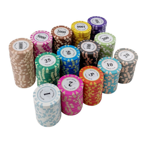 Τσιπ πόκερ Mahjong Texas Hold'em Τσιπ πόκερ υψηλής ποιότητας τραπουλόχαρτα Αξεσουάρ 2