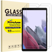 [Pacáiste 2] Comhoiriúnach le Cosantóir Scáileáin Samsung Galaxy Tab A7Lite 8.7", Scannán Gloine Tempered do Galaxy Tab
