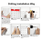 Pegboards, Pegboard Wall Organizer Panels, Peg Boards for Wall(4Pcs) 3