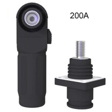 Conector de almacenamiento de energía de batería 120/200A Terminal de enchufe rápido Retardante de llama