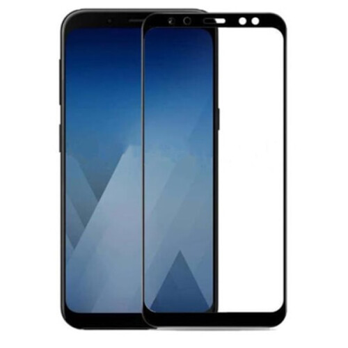 Προστατευτικό οθόνης D: fence (2-PACK) για συμβατό με Samsung Galaxy A7 2018 (Frame) Μαύρο