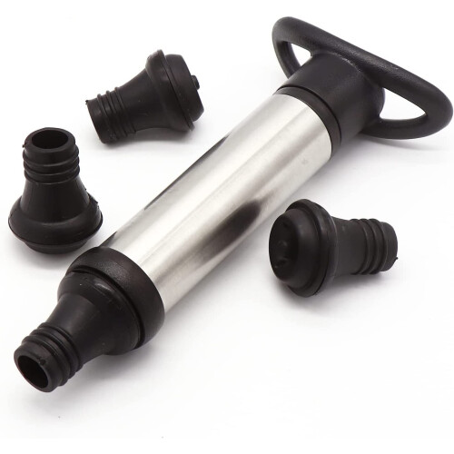 Wine Saver με 4 πώματα κενού, Πώμα κρασιού, επαναχρησιμοποιούμενο σφραγιστικό 2