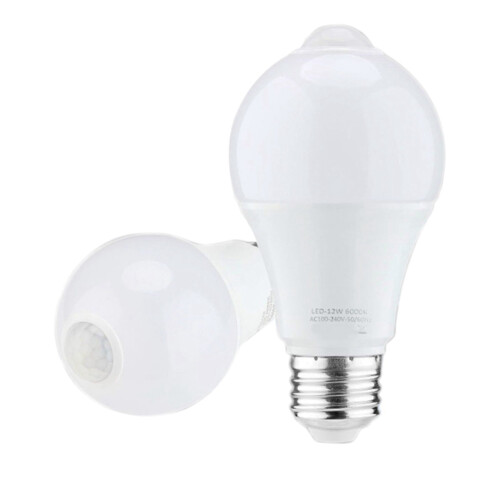 Λαμπτήρας LED ασφαλείας Growment12W με ενεργοποίηση αισθητήρα κίνησης, 2 τεμάχια 2