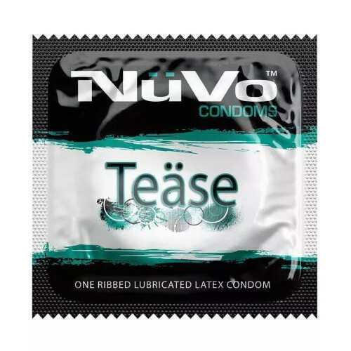 Προφυλακτικά Tease Ribbed Lubricated Latex - Συσκευασία των 100 τεμαχίων