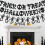 Σετ λάβαρων για το Halloween, γιρλάντα με λινάτσα και σχέδιο κεράσματος, συμβατή με 7