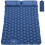 Self-inflating camping mattress: thick, lightweight double pad, compatible with compact & fixed setups - Navy-2 1