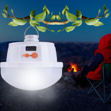 Camping - Luminária de chão para barraca, ideal para camping, trilhas, quedas de energia e furacões - Decorações de Natal para casa em