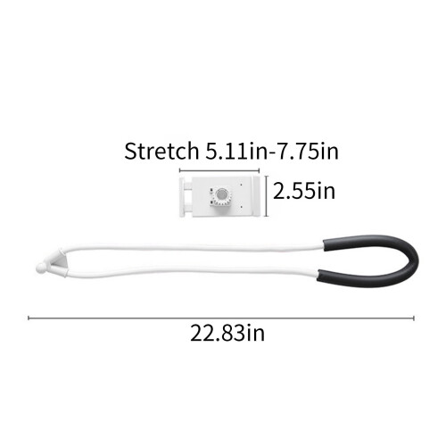 Suporte de celular com braço articulado (2 unidades), ajustável e com rotação de 360, compatível com iPhone e iPad. 2