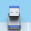 Conector USB 3.0 com ângulo reto de 90 graus para notebook/laptop [DB] Preto à direita 4