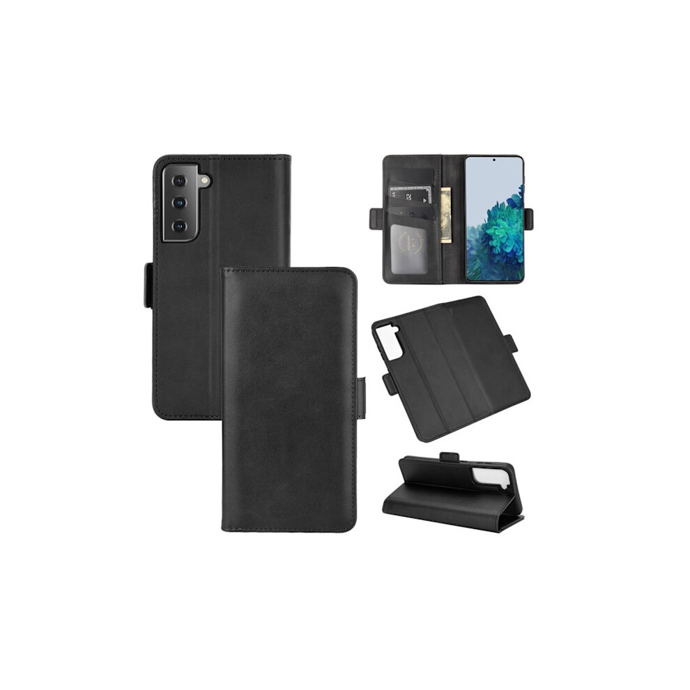 Wallet Case For Compatible With Samsung Galaxy S21 Ultra Black 9164030498662