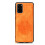 Capa lisa com compartimento para cartão - compatível com Samsung Galaxy S20FE Laranja 1