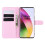Compatível com OnePlus 8 - Capa carteira Litchi - Rosa claro Rosa claro 4