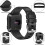 Conjunto de 3 pulseiras de silicone macio compatíveis com Fitbit Versa 2, Fitbit Versa e Fitbit Versa Lite. Ajustáveis para homens e mulheres. 2