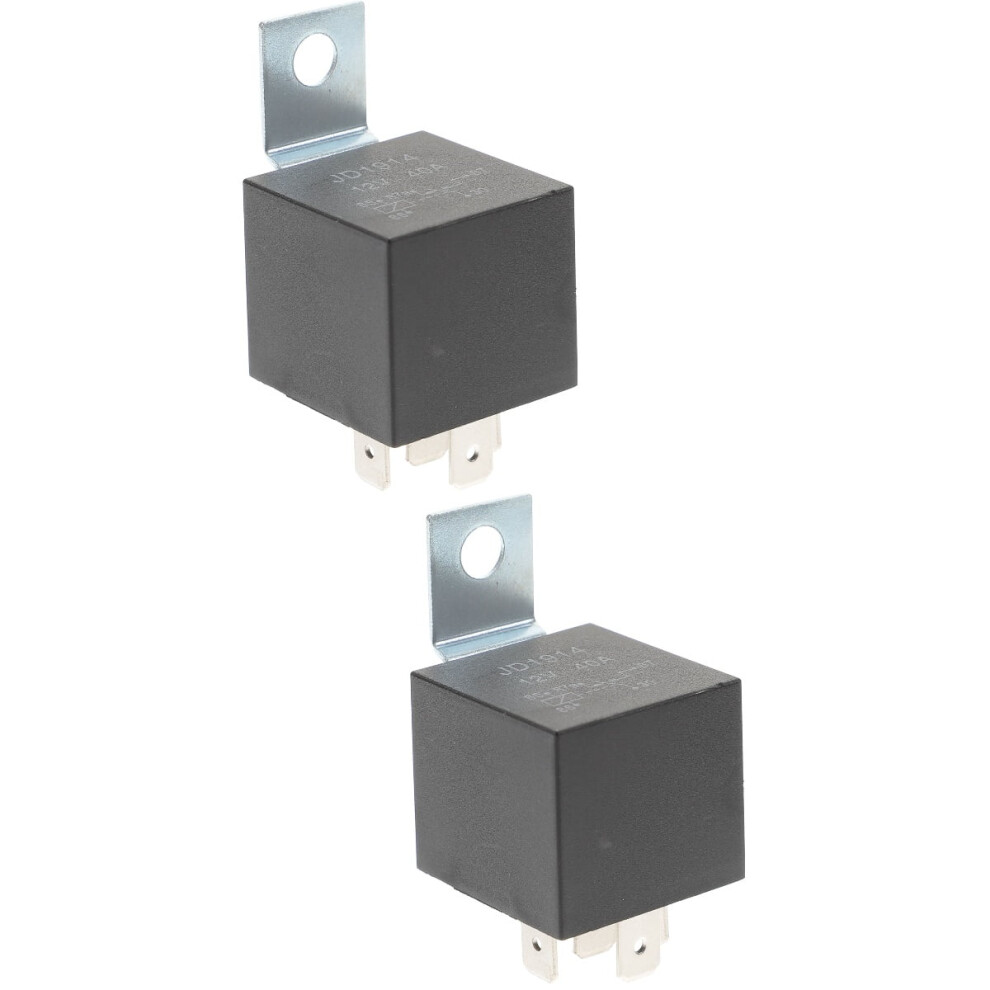 2Pcs Car Relay 12V 40A Starter Relay 5 Pin Automotive Replacement Accessory 9164030499331