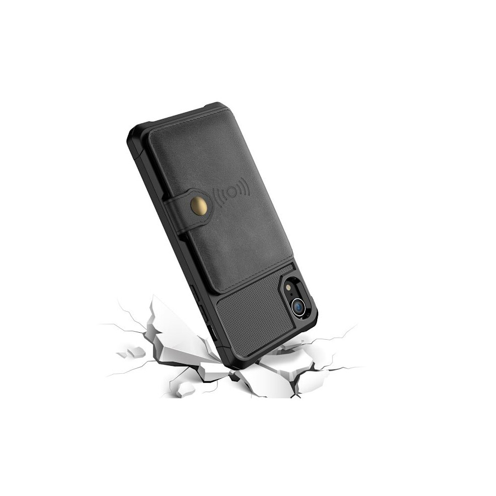 Compatible With Iphone Xr - Case With Card Slot Black 9164030499157