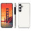 Compatível com Samsung Galaxy S24 - Capa elegante com compartimento para cartão/cartão rosa choque 6
