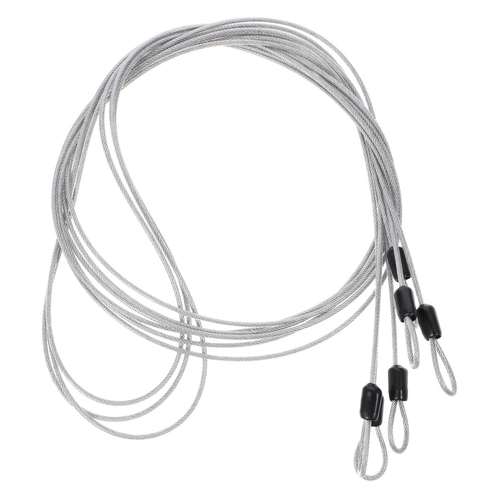 3Pcs 2M Durable Steel Long Roll Of 50 Meters Hard Sturdy Steel Wire Rope 9164030499485