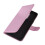 Compatível com OnePlus 8 - Capa carteira Litchi - Rosa claro Rosa claro 2