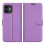 Capa carteira lisa - compatível com iPhone 12 Rosa Claro 5