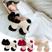 Kcavykas Søt koreansk kattpute 50 cm, Mykt kosete stoff for barn og voksne, Hjemmedekorasjonspute, Gavegave - Kompatibel med Kawaii-gaver