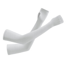 Summer Women'S Sun Protection Sleeve Outdoor Cycling Breathable Ice Silk Sleeve light gray