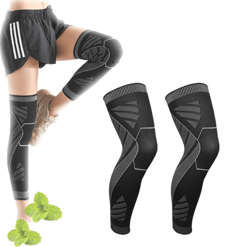 Manchon de compression intégral Qtmnekly pour jambes et genoux (taille M) 1