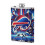 Bills Flagon Φιάλη ισχίου από ανοξείδωτο ατσάλι 8oz, δερμάτινη φιάλη τσέπης για άνδρες, 1