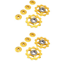 Lot de 2 galets de dérailleur arrière, accessoires pour roue de vélo, rallonge de courroie, pièce de dérailleur 11t
